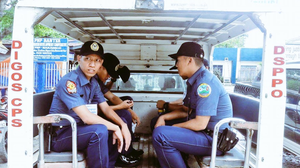 FTPDigosCityPS's tweet photo. 031516 Team Digos dispached for mobile patrol . @pnpts_rstu11 @pnp_ts https://t.co/EnXoOorXtG