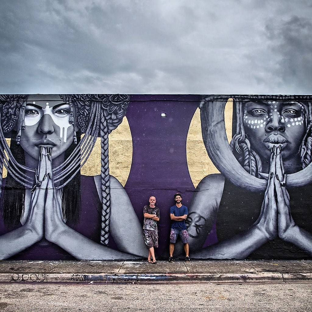 StArtEverywhere's tweet photo. Mural by Fin DAC &amp; Kevin LEDO in Wynwood, Miami, FL for the Basel Art Fair @kevinledo @findac #mural #kevinledo #fi… https://t.co/jKnbGOzKmz