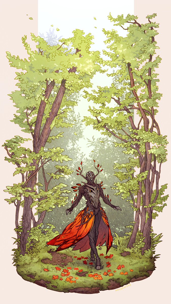 Hope Oberon deluxe skin makes flower or butterfly effect from his footstep.Just hope,I know it can't. #warframe