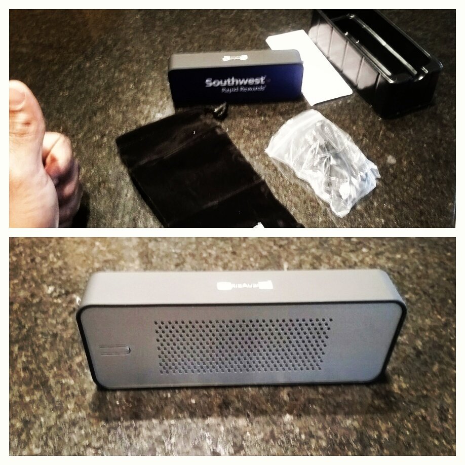 PlayMajMusic's tweet photo. Dear @SouthwestAir, Thanks for the Everybox Speaker. Great gift to come home to.
#customerservice #everybox https://t.co/wkGhNkPkvb