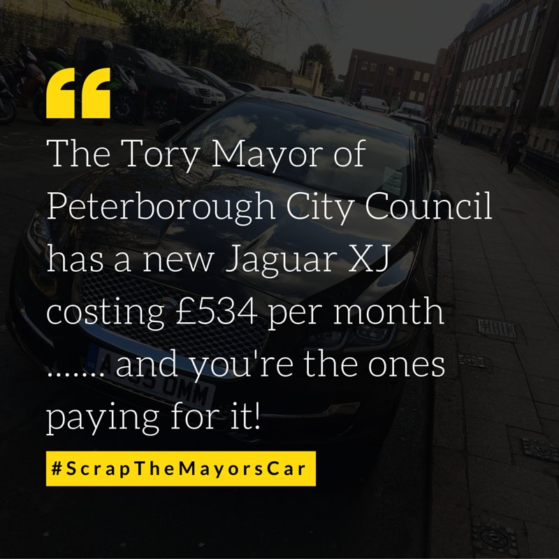 Darren_Fower's tweet photo. Don't forget times are hard for all of us! #ScrapTheMayorsCar #AddYourSupport
 https://t.co/2vGjDST1kL https://t.co/yfVBHVdfGM