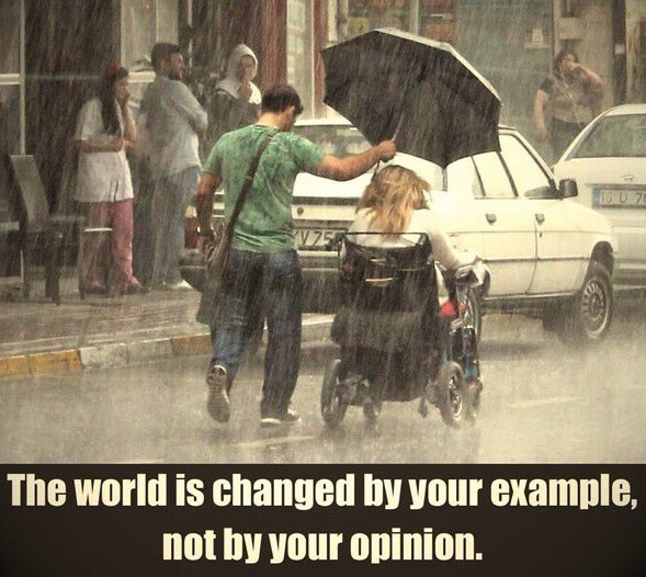 actionhappiness's tweet photo. The world is changed by your example, not by your opinion #InternationalDayOfHappiness
https://t.co/9yYHsOrpzq https://t.co/sAQVro8S31