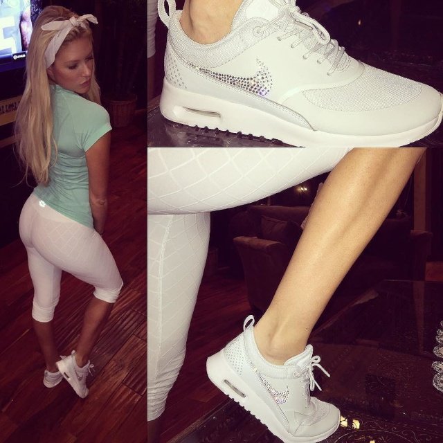 iamBarbaraBlank's tweet photo. Love my new kicks! 😍 the check is made of real diamonds!! https://t.co/HH7N81IEej