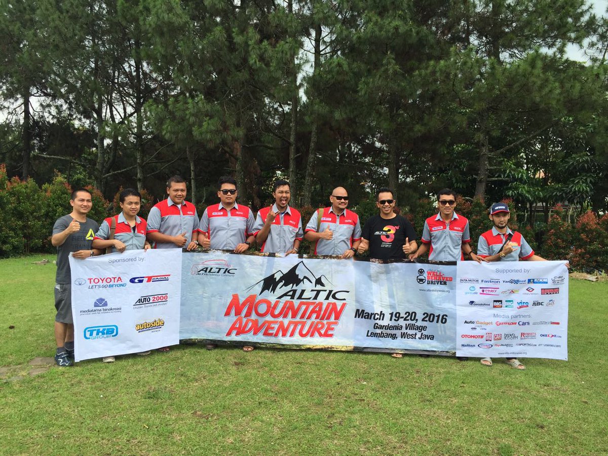 ALTIC_Jogja's tweet photo. Chapter Banten Bogor Bandung Medan Padang Jateng Bali.
Terima kasih @tkbgroup @autorotary @AutosideID @BravaRadio https://t.co/AAENvV99KF