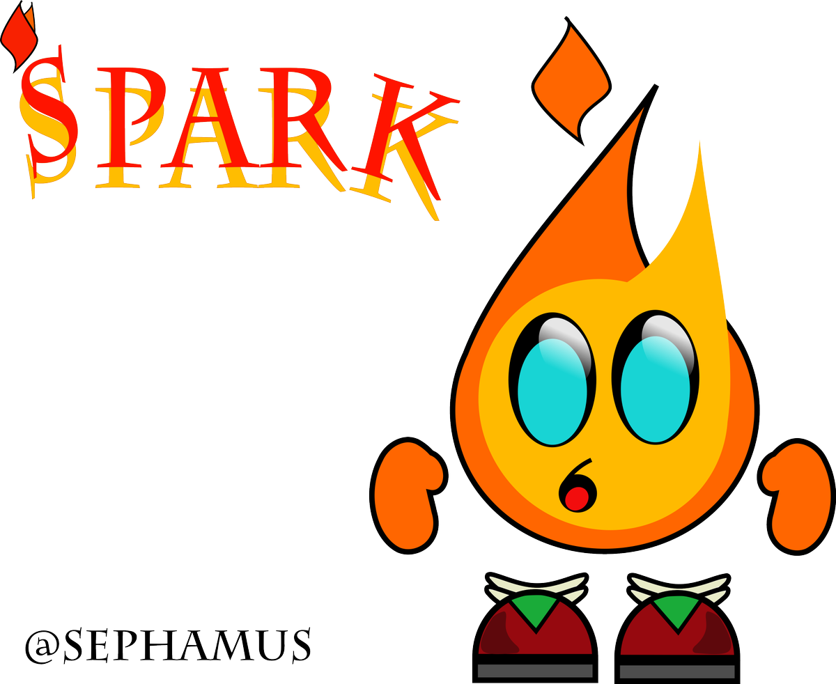 Sephamus's tweet image. Learning to do some Vector Art &amp;amp; tried a thing. Say hi to: #Spark #EmberKin #LearningNewStuff #MascotInspiration