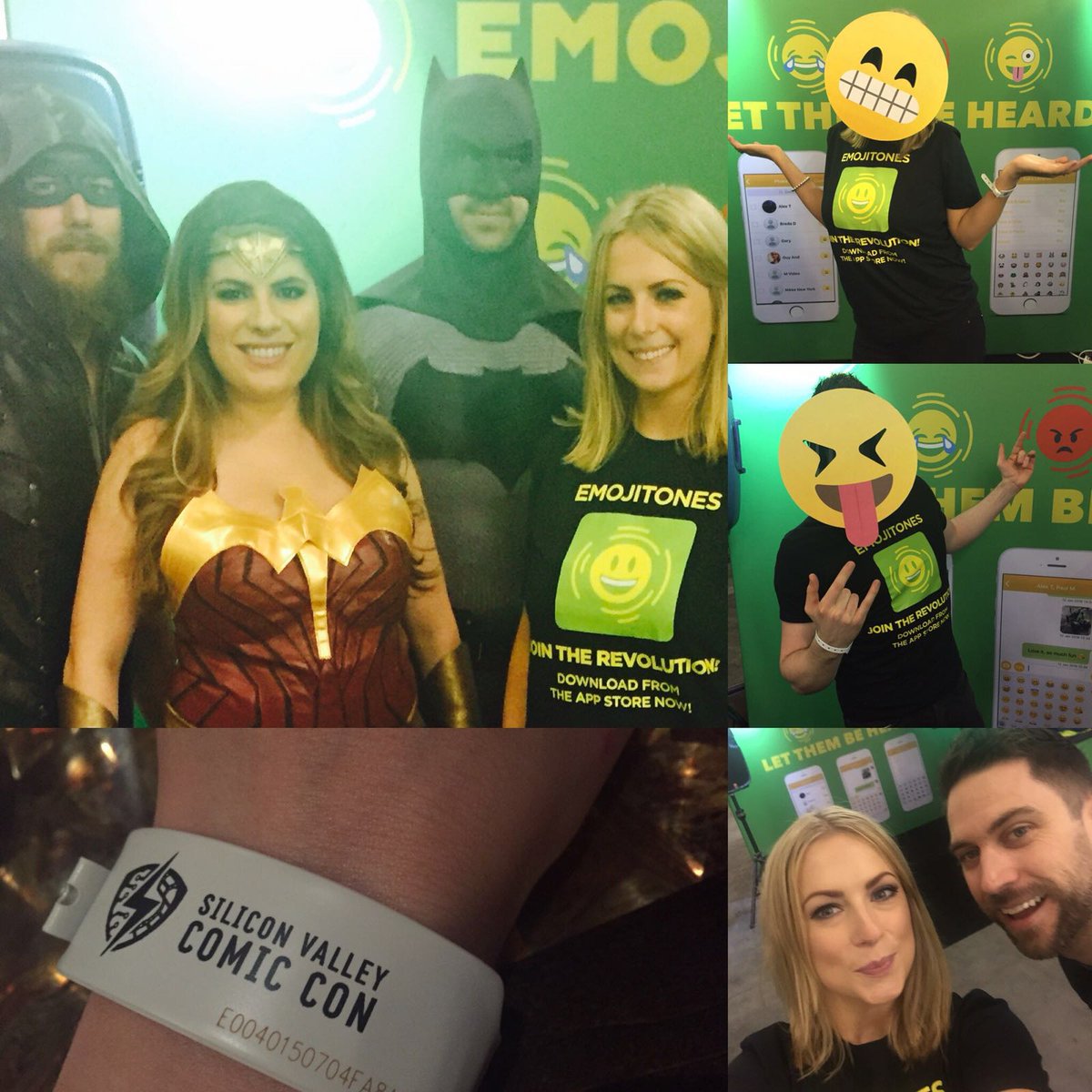 emojiTones's tweet photo. Thanks @SVComicCon for an epic 3 days! #SVCC2016 #Emojitones #superheroes! π― π― π― https://t.co/dwRQKH9CGA