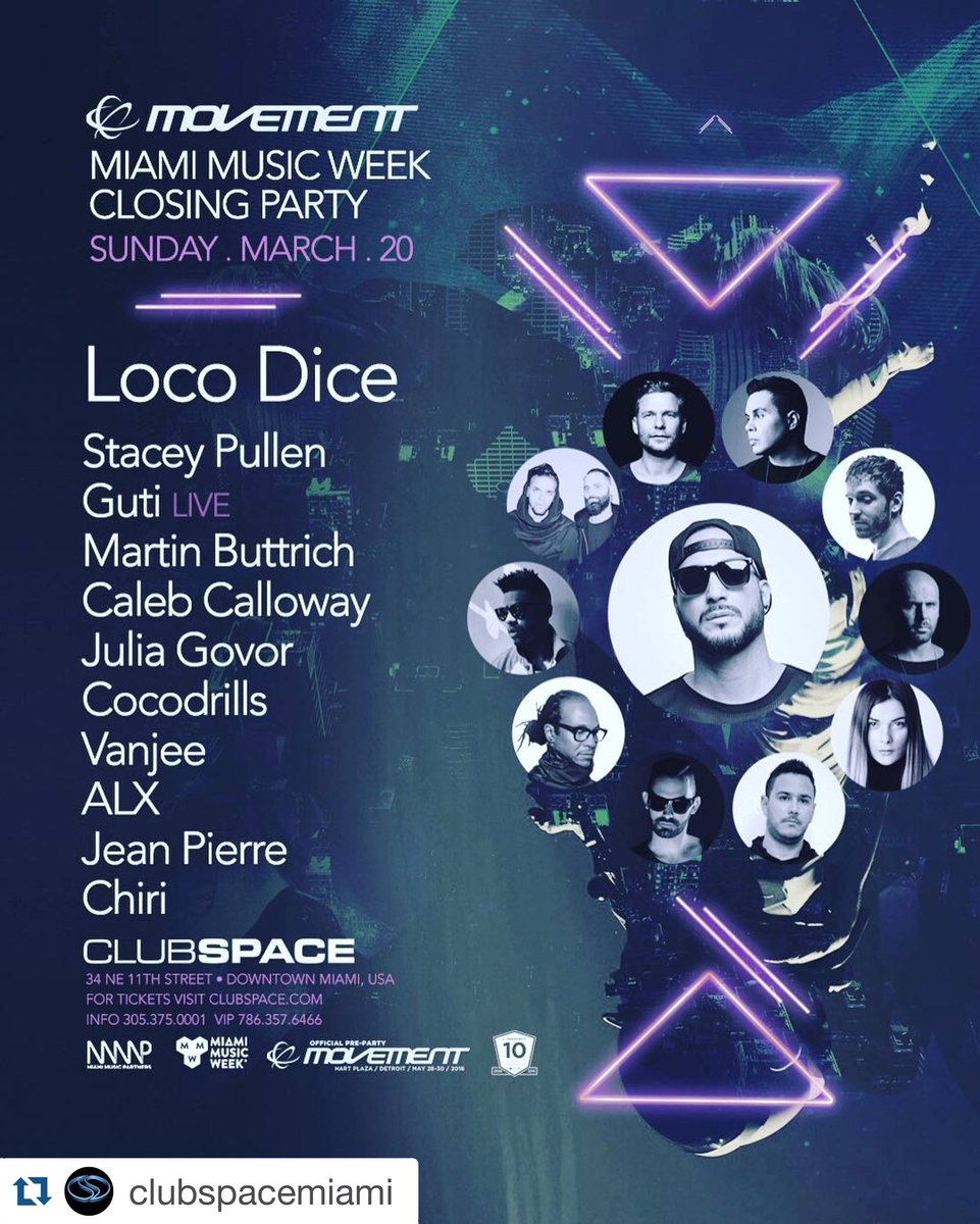EventsMiami's tweet image. Tonight at @clubspacemiami @locodiceofc &amp;amp; Friends tonight! instagram.com/p/BDMBsm1HeCy/