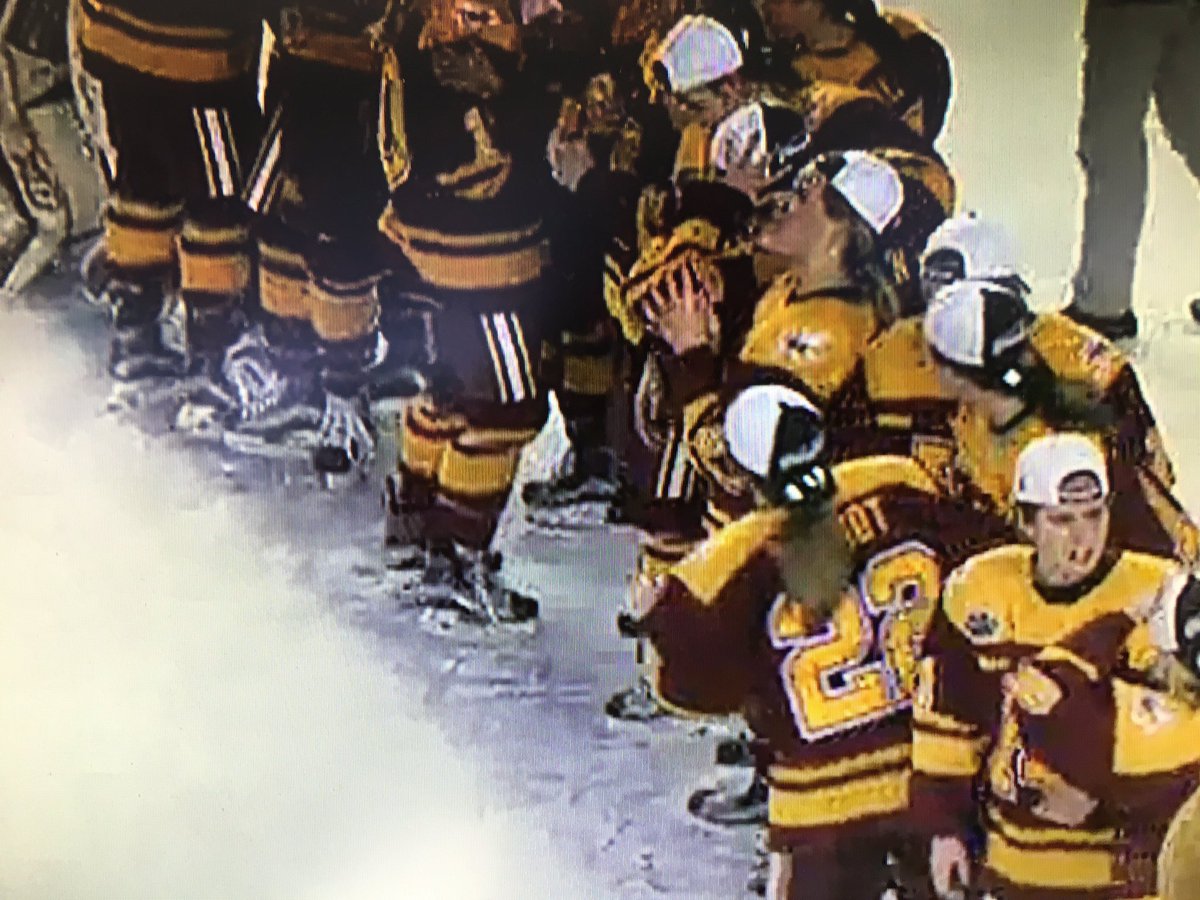 JMouse83's tweet photo. @RachelRamsey44 I like how they all wear the hat backwards #PonytailProblems Congrats GWH!!!!!! https://t.co/fNvgCOl36d