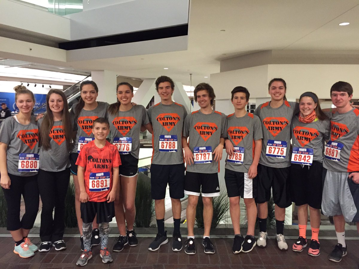 ChanteMarieS's tweet photo. It was my kiddos first year taking part in @BigClimb #coltonsarmy #live4michael @CHSBruins https://t.co/6z6N7NjNOf
