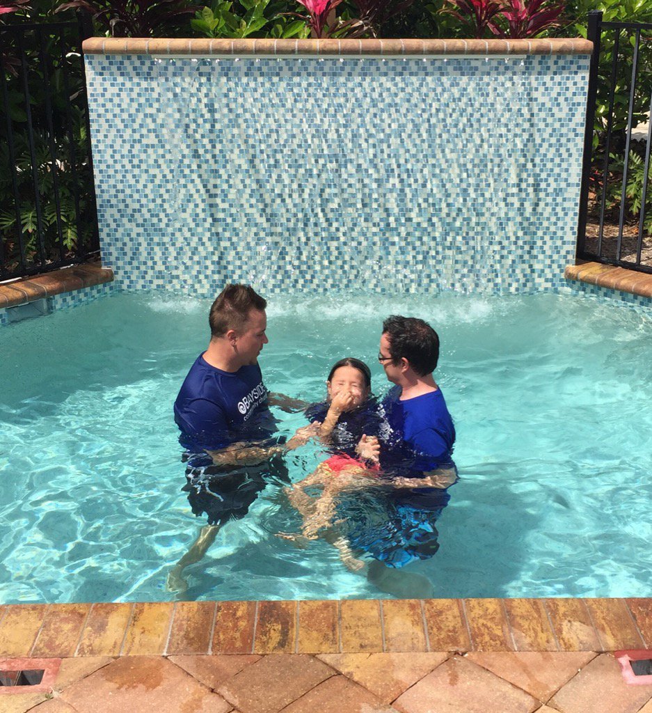 scallaghan's tweet photo. @Lukergraham it was awesome getting to baptize Kassidy with you today @mybaysidechurch. #bestchildrenspastorever https://t.co/2I425UwFcU