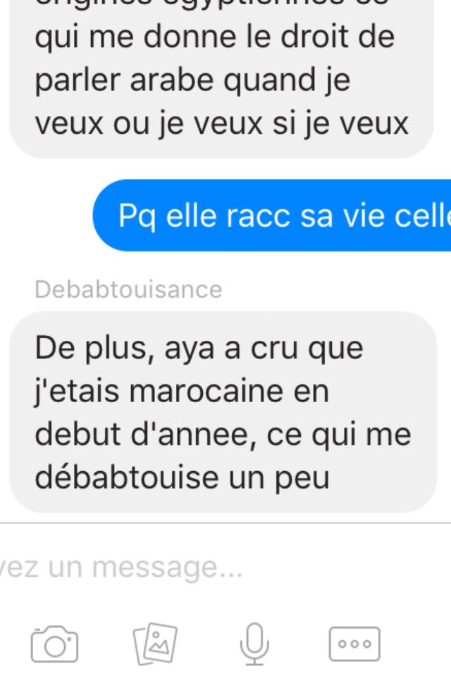 Jade_clnt's tweet photo. D'ou le surnom debabtouisance.. On remerciera @paulinedmcl 😂 #teamES1 https://t.co/Ywa6Arly4F