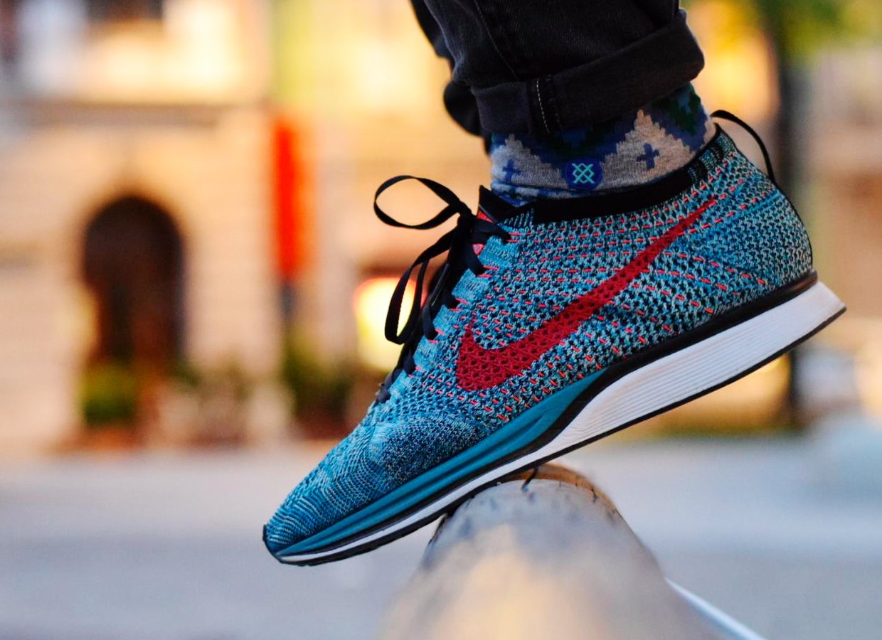Flyknit racer neo sales turquoise