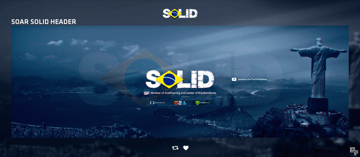 Creaztivity's tweet photo. Header for @SoaRSolid Retweets are greatly appreciated! HQ: https://t.co/cAJ7cwhK88 https://t.co/znDjNbKI1W