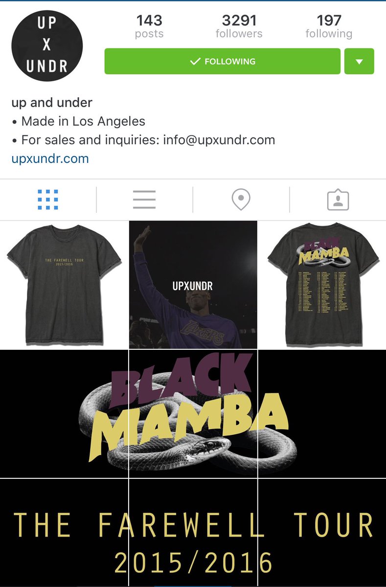 treykerby's tweet photo. The @UPXUNDR Kobe tour tee is baller. Drops tomorrow. https://t.co/Je4o9CDTOT