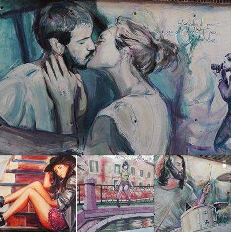 Brandy_Magno's tweet photo. Colores, besos y arte transforman una calle olvidada de Valencia en puro arte.
#CalleMoret #BarriodelCarmen https://t.co/EW5Ekwo71v