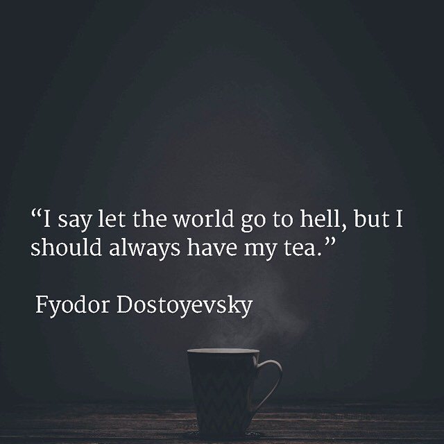 ValleyofTea's tweet photo. I say let the world go to hell, but i should always have my tea
#taste #adventure #lovete… https://t.co/iViCGxjVRS https://t.co/tZJUArY0cg