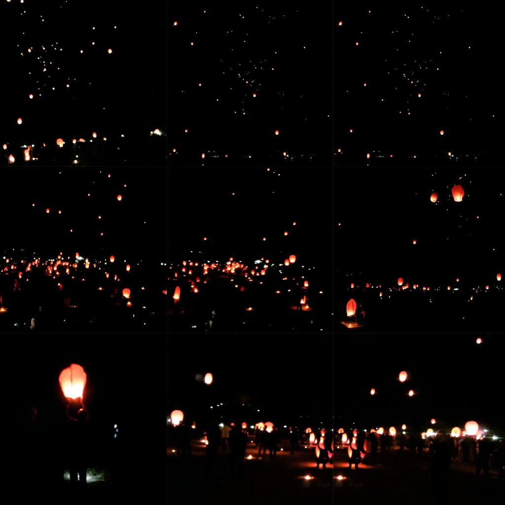 MangsonMarch's tweet photo. #Hundredsof Flying Lanterns were released to mark the 200th Day of mourning for the 9th Tribal Martyrs in Manipur https://t.co/mH2zfv9uGE