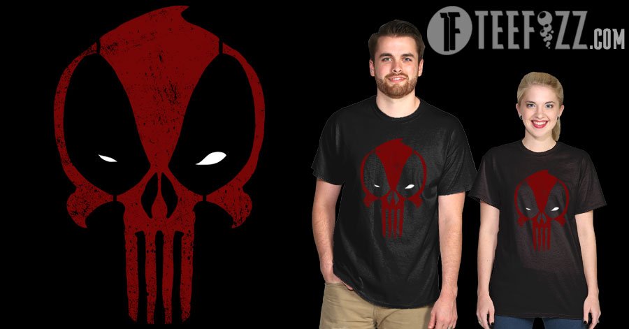 "Punishpool"
$10 til 3/22
Here at: bit.ly/1RWmwS5
#deadpool #punisher #marvel
#tshirts #dealoftheday #deals