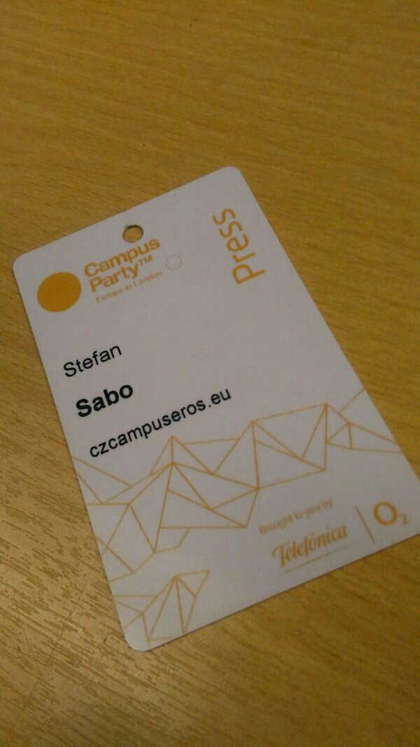 stefansabo's tweet photo. #CPEU2 Berlin '12 V.I.P * #CPEU3 London' 13 Press * #CPEU4 Utrecht '16 @CampusPartyNL  = ??? * https://t.co/Xdw8eVs7ov