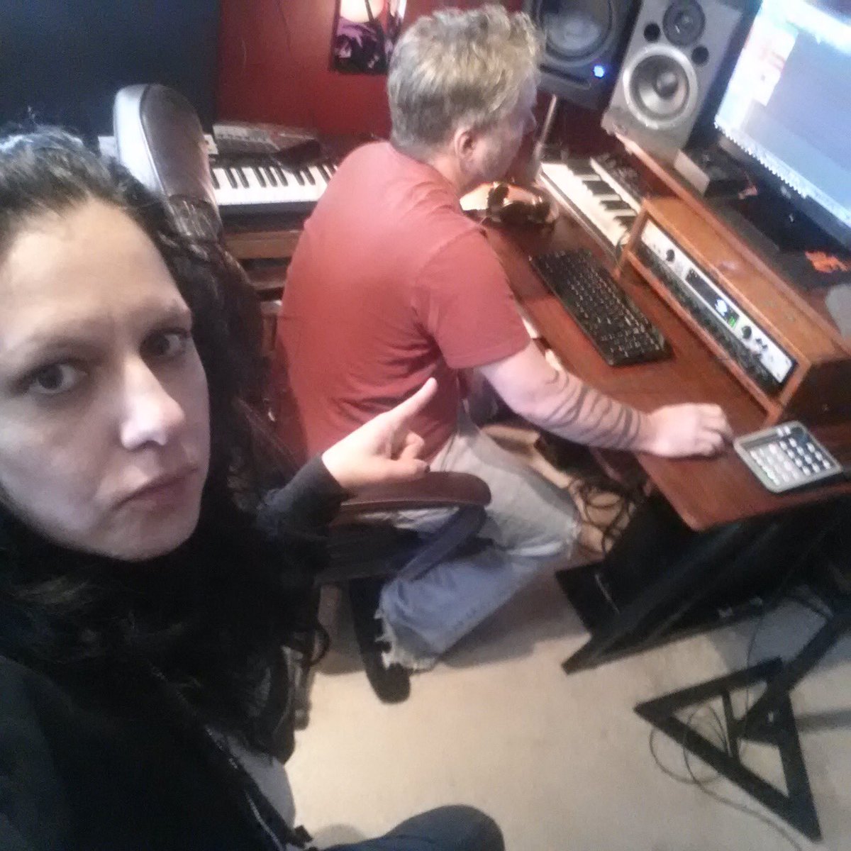 DistalDescent's tweet photo. Recording new music just in time for our April gigs with @VIARockVIARoll and @Fixatedband https://t.co/n6gPS8TM9y