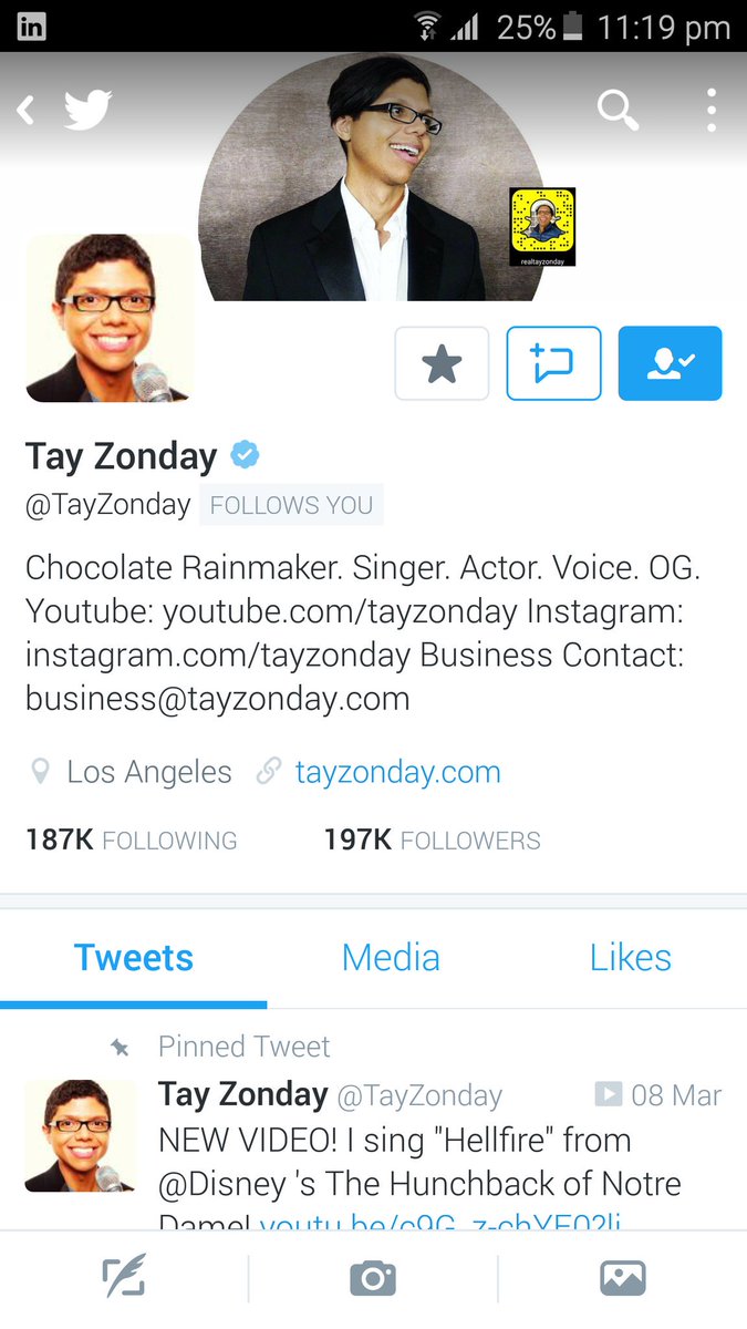 Igbogamer's tweet photo. One of the legends of YouTube @TayZonday just followed me :O #ohmigosh #hype #excited #chocolaterain #awesomeness https://t.co/ebFDqEkVqh