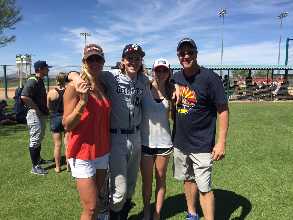 TheMikeTimlin's tweet photo. @jake_timlin50 looks real happy after a great save today. #ProudDad #greatjobpitching https://t.co/WBf1tbawxD