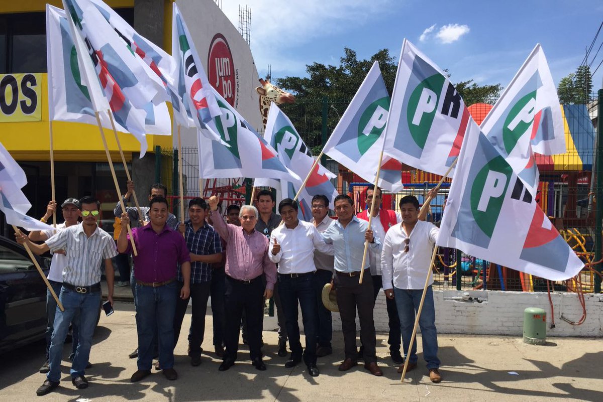 HectorA_Mafud's tweet photo. Saludo con afecto a una de las brigadas juveniles que impulsan con ánimo al PRIOAX  @alejandromurat @MFBeltrones https://t.co/Dd6IhrWgbF