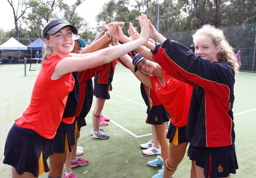 StCatherinesSyd's tweet photo. Congratulations to our Tildesley tennis team who achieved fourth, our highest ever placing! #tennis #tildesley https://t.co/Ci1pgI0KEF