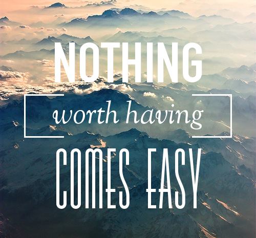 Nothing worth having comes easy. #motivational #sports