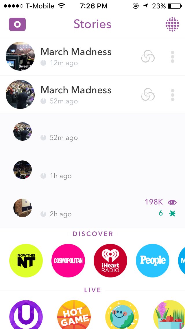DalenaaTran's tweet photo. When your snap makes it on the #MarchMadness story. Check. https://t.co/yMr5sosnyP