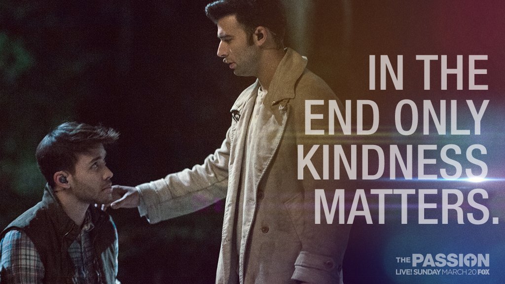 FOXTV's tweet photo. Mary (@trishayearwood) knows Jesus is in danger and has to remain positive and have faith. #ThePassionLive https://t.co/M9zbBK8UiV