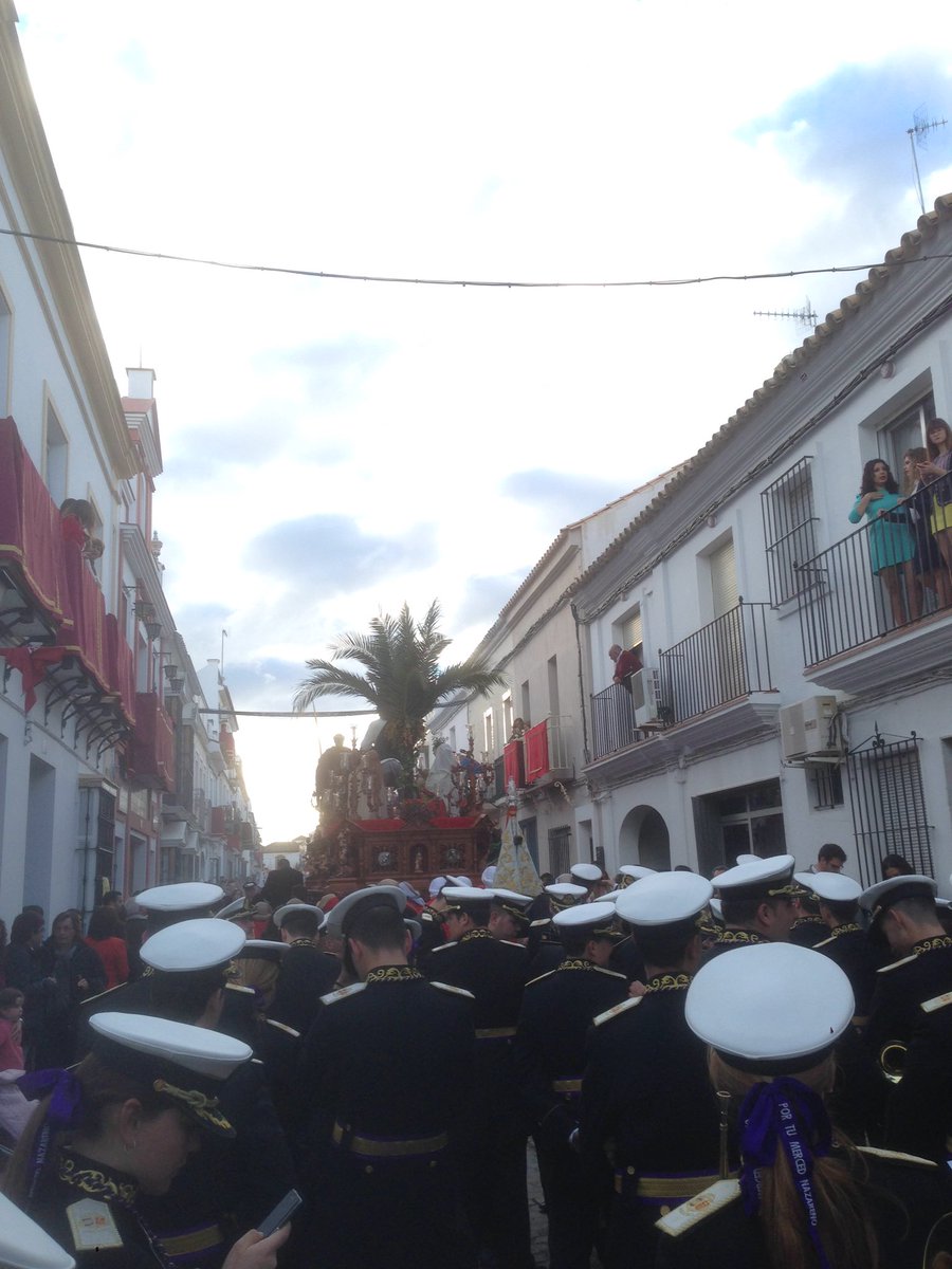 Buen domingo de ramos por la puebla de cazalla. El sueño acaba de comenzar <a href="/BctMercedViso/">Banda de CC y TT Ntra. Señora de la Merced</a>