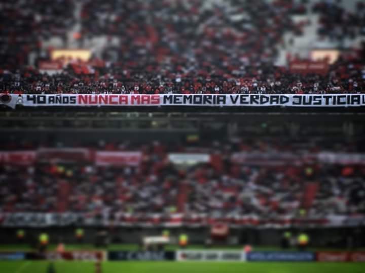 SubComDelHincha's tweet photo. Una vez más. .. de Nunez al mundo entero.#NuncaMas https://t.co/jahuxnjlTc
