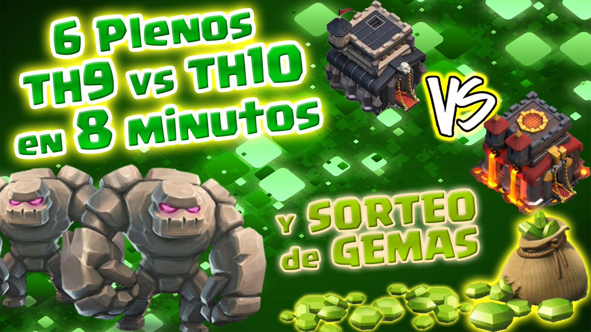 JoseanSch's tweet photo. ¡NUEVO VIDEO... y SORTEO! - 6 Plenos TH9 vs TH10 en 8 Minutos | Ataques Rápidos... https://t.co/1CaYqj8xLu https://t.co/kpXj6Lz9LI