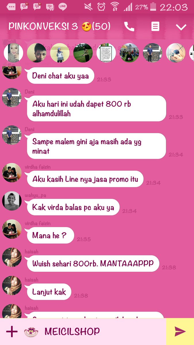 *Reseller pin konveksi!UPDATE TESTIMONI 💖minat untuk bergabung ?
Line : meicilshop 
Ig: meicilshop