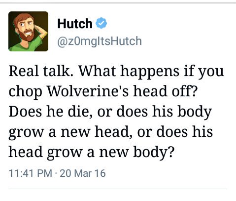 digitalshrine's tweet photo. @MatPatGT I like how when I saw this i immediately thought of your #filmtheory video on how to kill dead pool. https://t.co/TcXj39hU7o