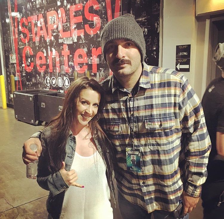 PhilTheCutie's tweet photo. Pattie and John before the show!!! #PurposeTourLosAngeles https://t.co/Npa8GigMue