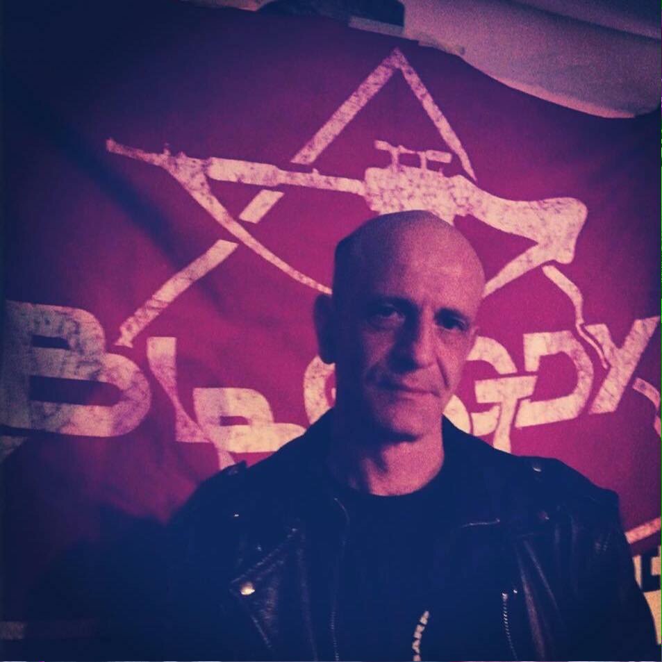 danflamini's tweet photo. Ciao Robè, ovunque tu sia...continua a disubbidire #BloodyRiot #punk #RobertoPerciballi https://t.co/iqz4rAahrE