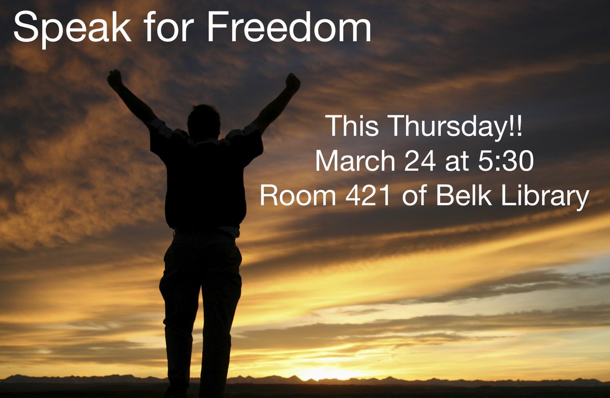 IJMAppState's tweet photo. This Thursday at 5:30 Mark Blackwell, the president of Justice Ministries, is coming to speak! Bring your friends! https://t.co/NNbWepdFqY