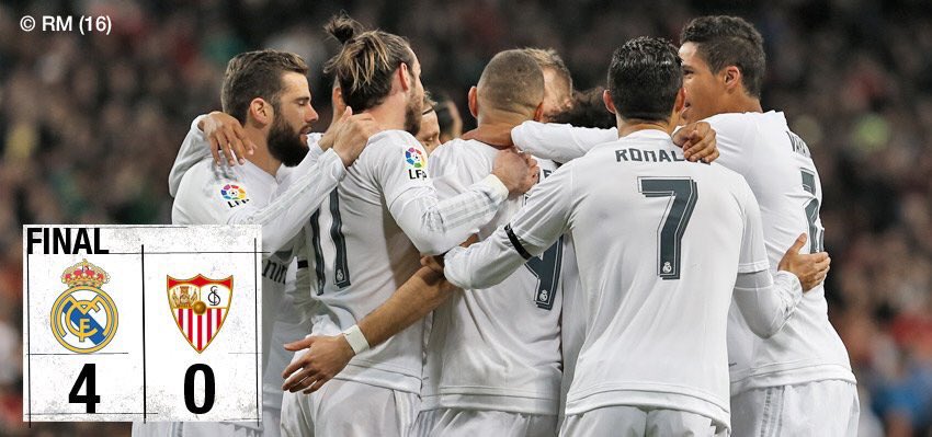 Bot18889170Bot's tweet photo. 試合結果🇪🇸
レアルマドリード 4対0 セビージャ
お互いPKを外すも終わってみれば4-0と完勝！ https://t.co/YE5A5SwnO5