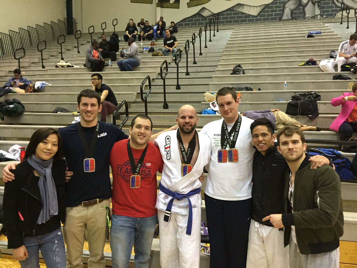 scottdancebjj's tweet photo. The guys crushing it yesterday at #copanova in Chantilly Va. Great work dudes #bjj #competition https://t.co/H8mV47nVG0