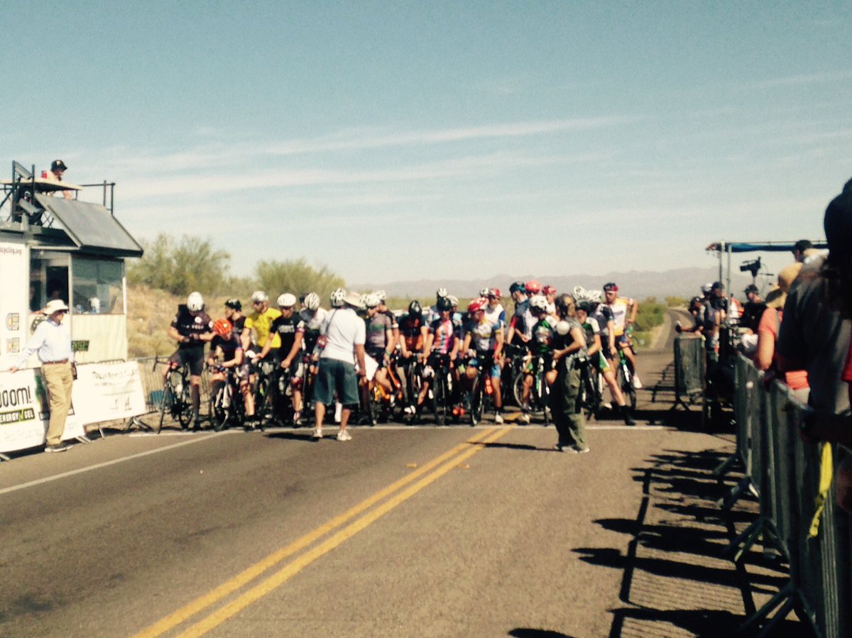 aqubinger's tweet photo. Waiting for David to take off for the #tucsonbicycleclassic circuit race. #tucsonaz https://t.co/miNJHoMjUc