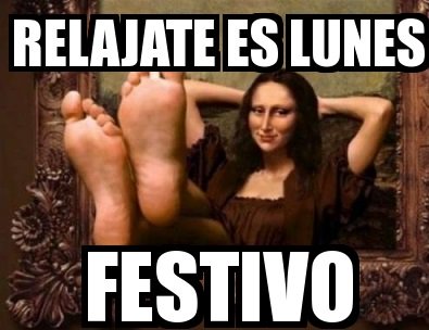 eltlacuache40's tweet photo. Mañana ya es lunes. 😭 ¡Pero es puente! 😄 😅 https://t.co/ybz2nDLhzf