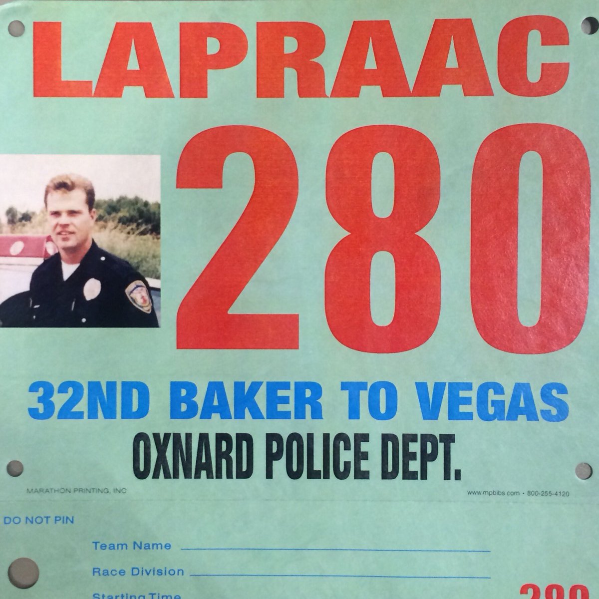OxnardpoliceK9's tweet image. #OxnardPDK9 proud to honor the memory of Jim Jenson, the original captain of B2V #OPDB2V2016 #20YearsNeverForget