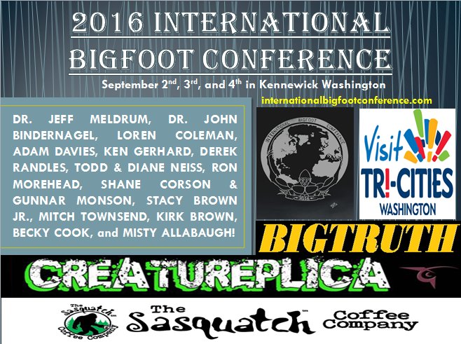 ed_bigtruth's tweet photo. The International Bigfoot Conference is right around the corner.  Get your tickets now at https://t.co/DJgDvAQYcJ https://t.co/BK6f39YoIU