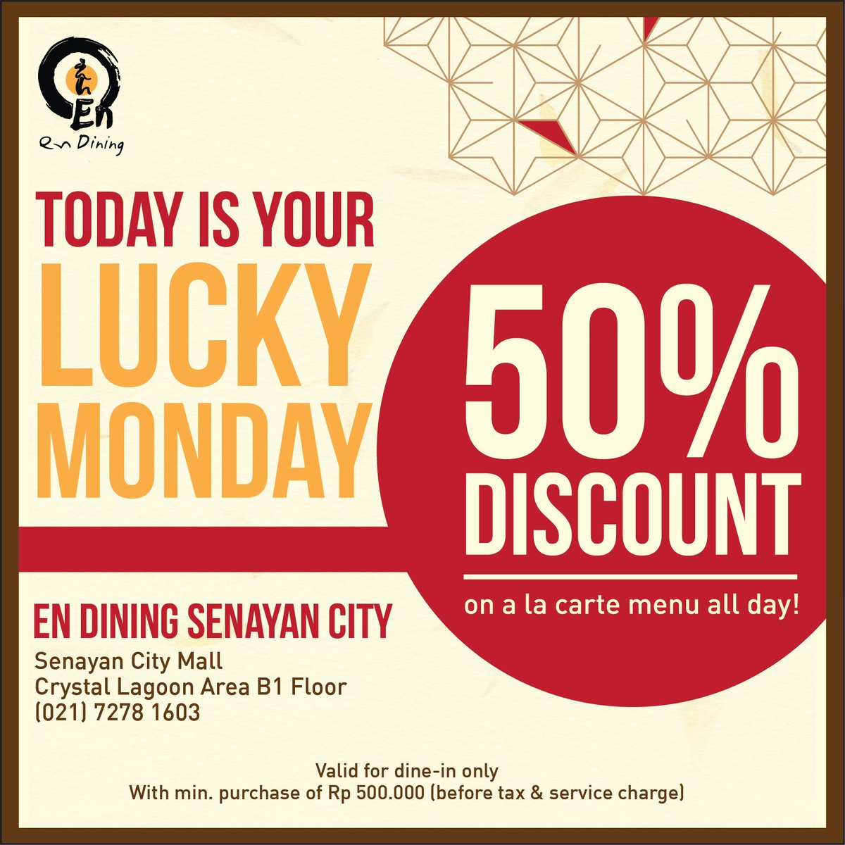 EnDining's tweet image. Yuhuuuu come &amp;amp; grab it fast folks :)