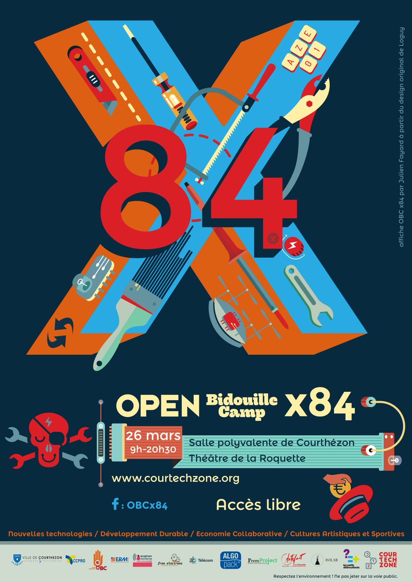 Kubii_RPi's tweet image. Rendez-vous le 26 mars avec #CourTechZone pour l&apos;Open Bidouille Camp OBC x84 courtechzone.org/obc.php ;)