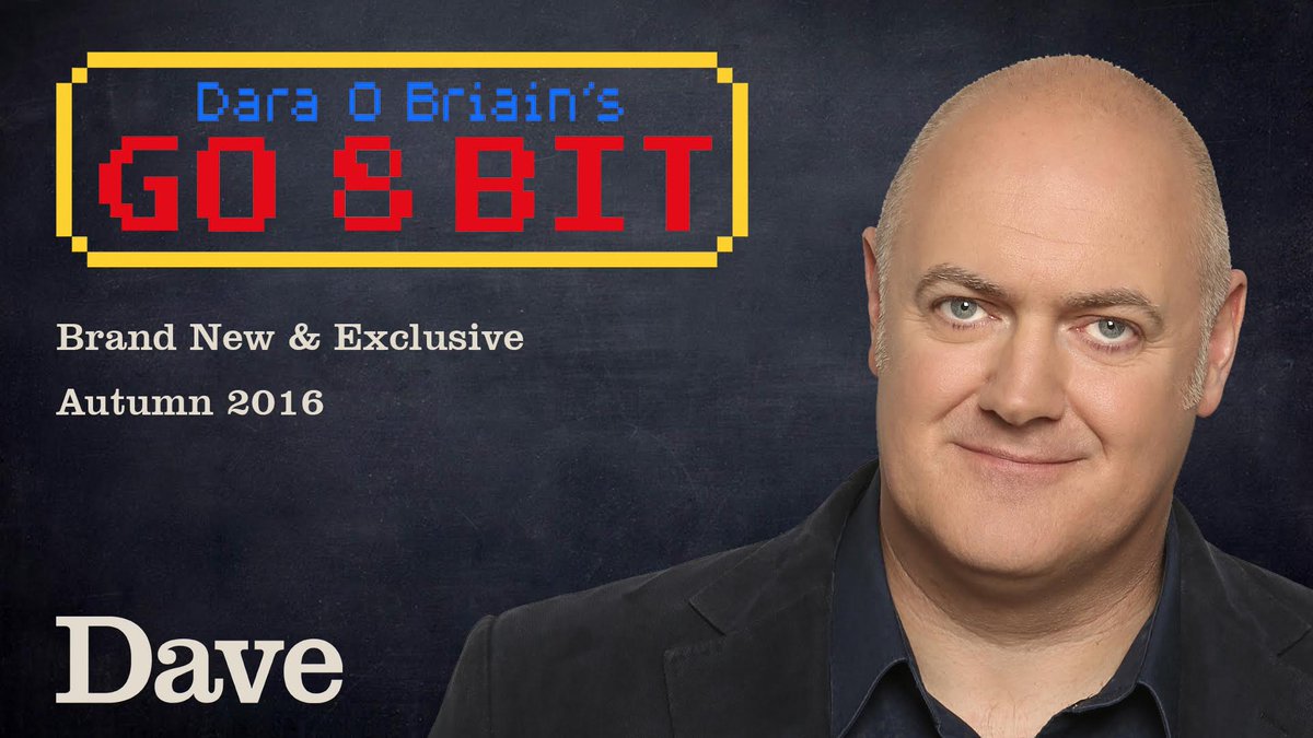 davechannel's tweet photo. COMING SOON: #Go8Bit feat. @DaraoBriain! A game show about video games: more fun than trapping a Sim in a pool. https://t.co/wRsVbAunJr