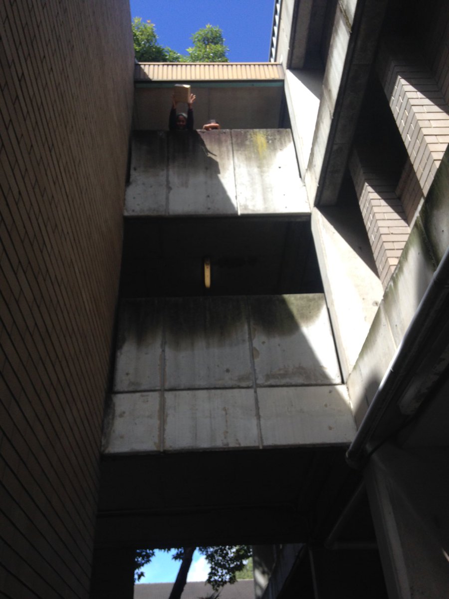 ms_atkin's tweet photo. The egg drop experiment during Tinker Time! Only 1 egg survived the drop! 🍳 https://t.co/yIsN1Q8mi1