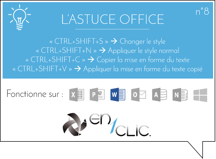 En_1_Clic's tweet photo. On gagne du temps sur Word avec notre astuce de la semaine ! 
#savetimetips #monday https://t.co/pp0GtjxzeX